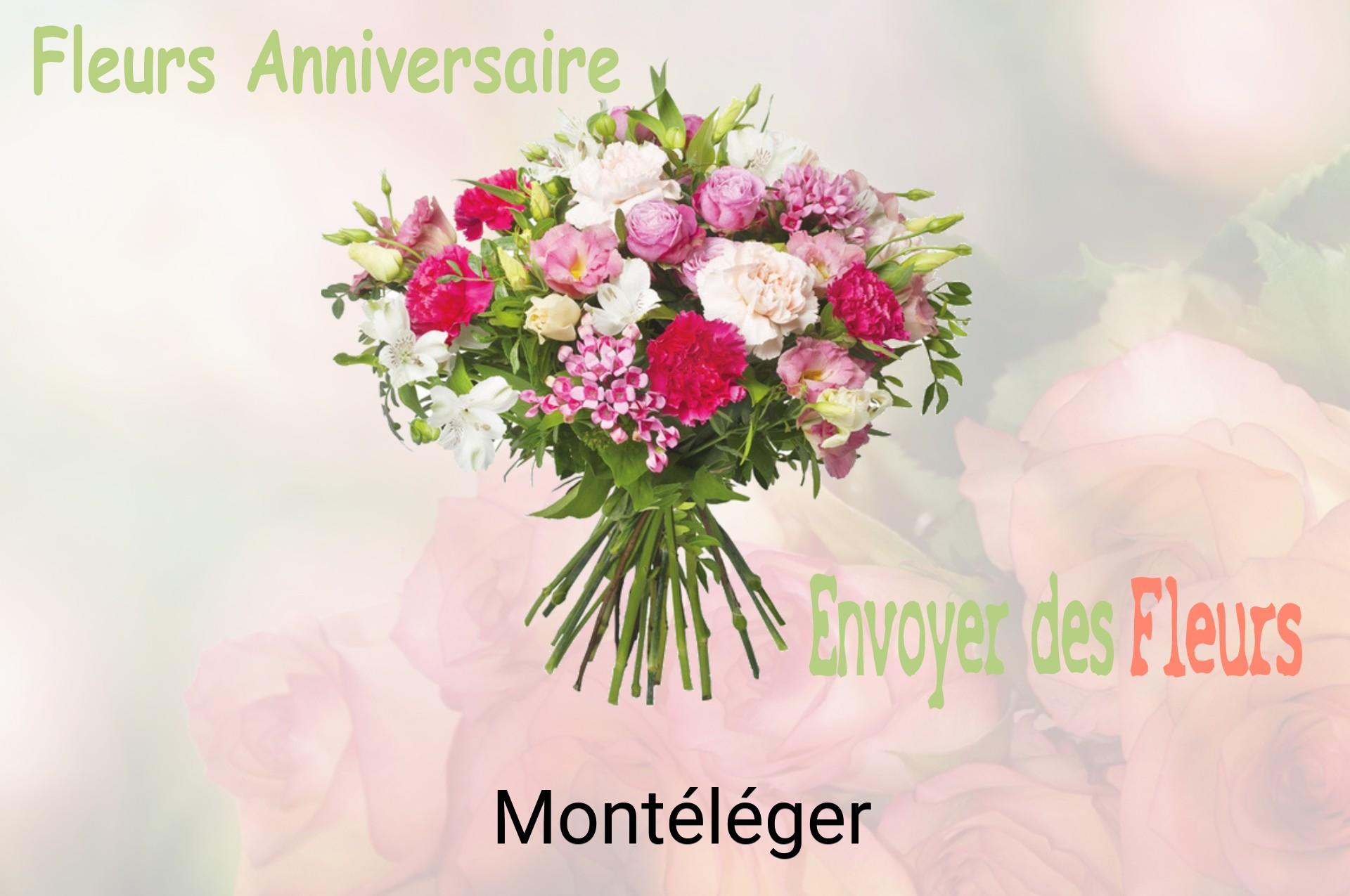 Bouquet de fleurs d’anniversaire livré à Montéléger