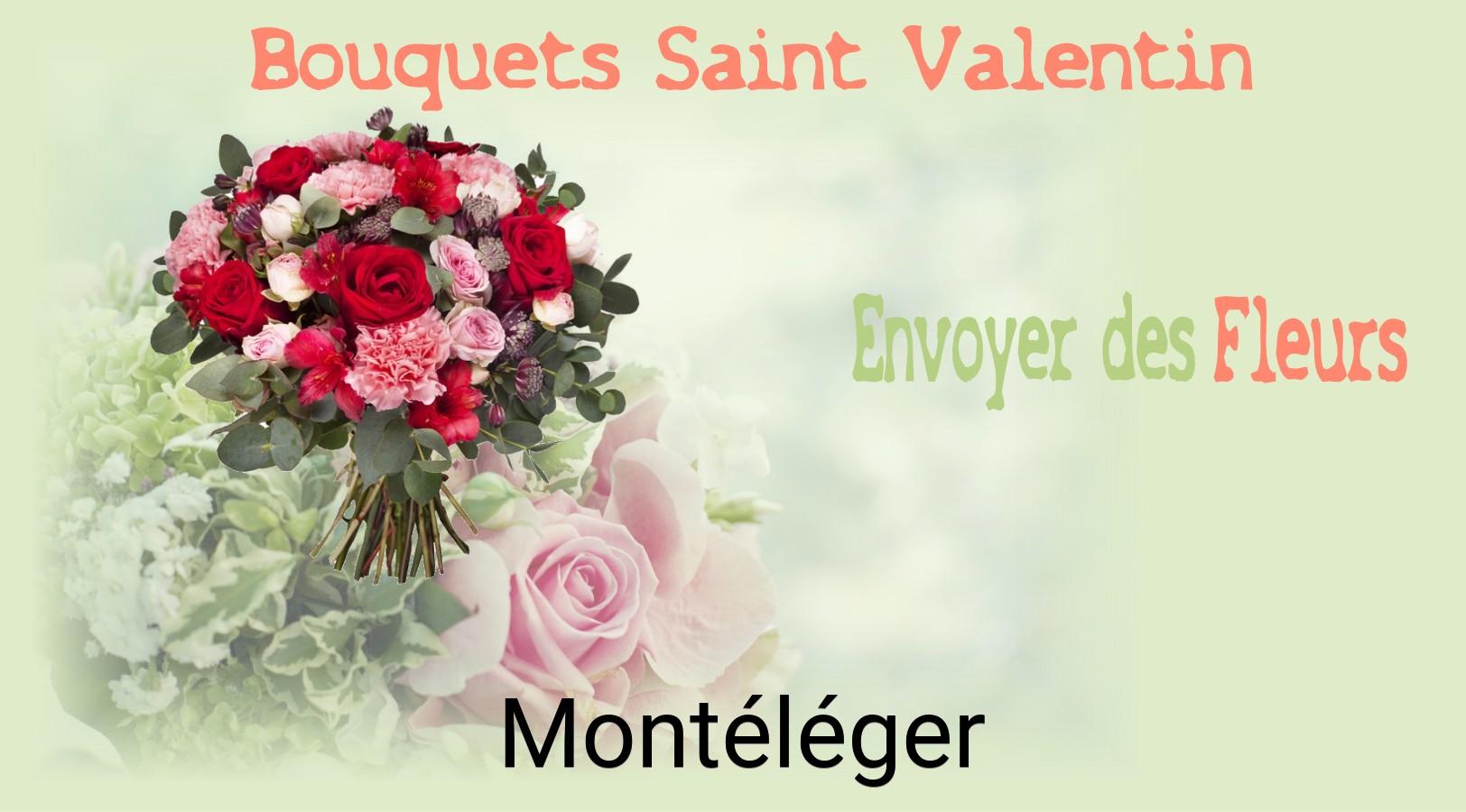 Roses de Saint-Valentin livrées à Montéléger